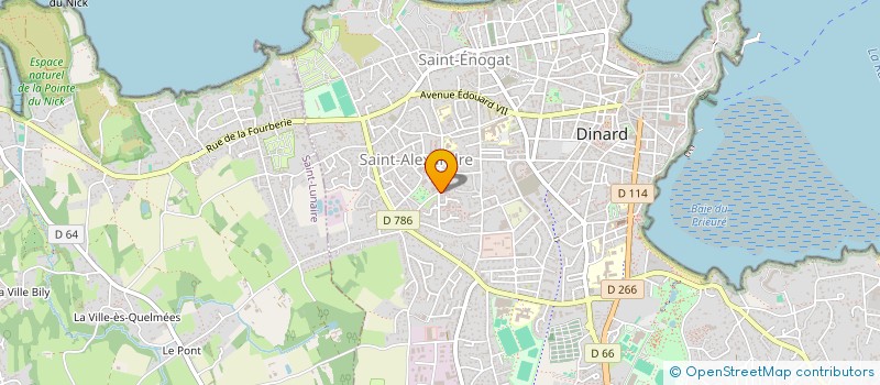 localisation de l'entreprise MONSIEUR ANGELO MUZELET  DINARD