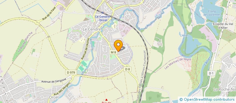 localisation de l'entreprise MONSIEUR ANGELO NEBOIT  LE CENDRE