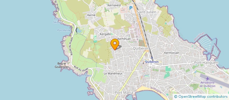 localisation de l'entreprise MONSIEUR ANGELO ORILIERI à QUIBERON