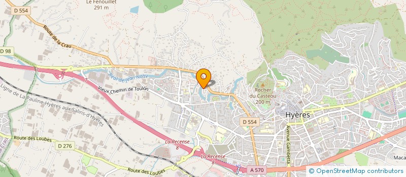 localisation de l'entreprise MONSIEUR ANGELO PALUMBO à HYERES