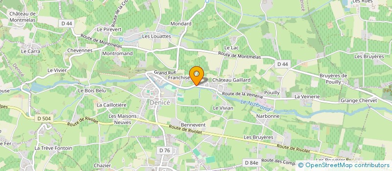 localisation de l'entreprise MONSIEUR ANGELO PASCHINI à DENICE