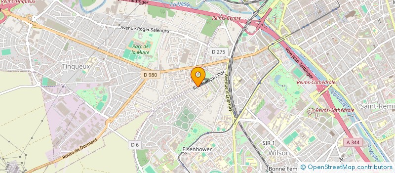 localisation de l'entreprise MONSIEUR ANGELO PASQUIER  REIMS