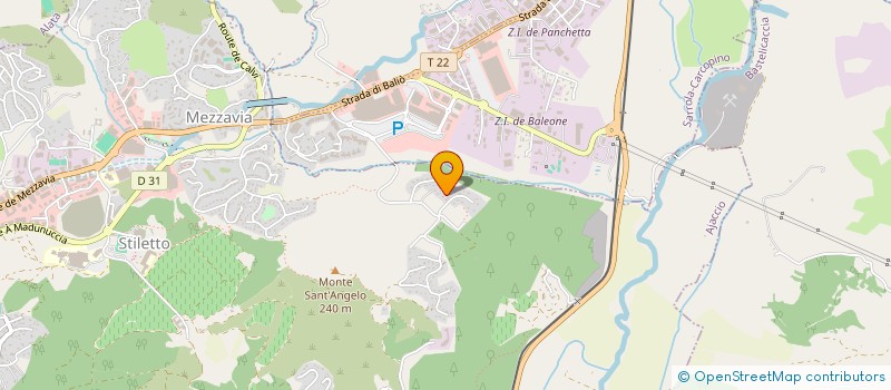 localisation de l'entreprise MONSIEUR ANGELO PASTORE à AJACCIO