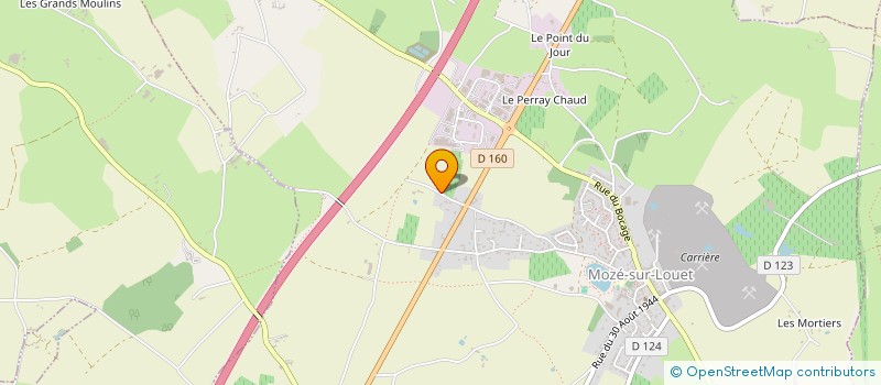 localisation de l'entreprise MONSIEUR ANGELO PERRAULT  LES GARENNES SUR LOIRE