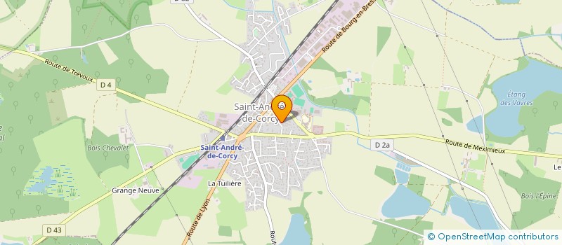 localisation de l'entreprise MONSIEUR ANGELO RASTELLI à SAINT-ANDRE-DE-CORCY