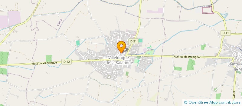 localisation de l'entreprise MONSIEUR ANGELO SANCHEZ  VILLELONGUE-DE-LA-SALANQUE