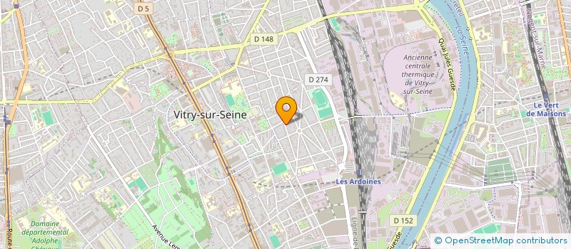 localisation de l'entreprise MONSIEUR ANGELO SIBELLA à VITRY-SUR-SEINE