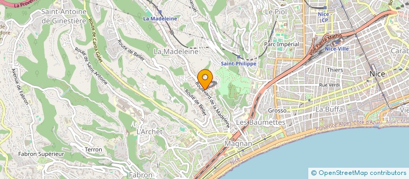 localisation de l'entreprise MONSIEUR ANGELO SINICO à NICE