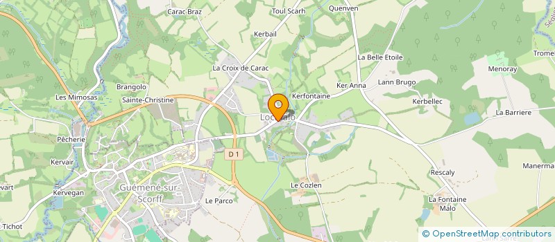 localisation de l'entreprise MONSIEUR ANGELO SPANO  LOCMALO