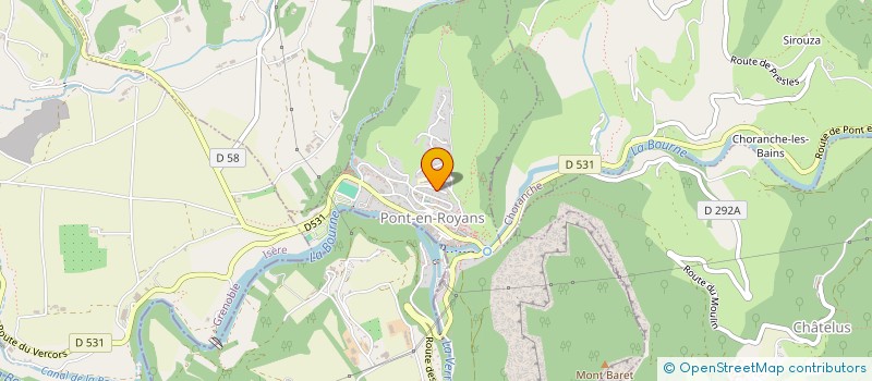 localisation de l'entreprise MONSIEUR ANGELO TABANI  VARACIEUX