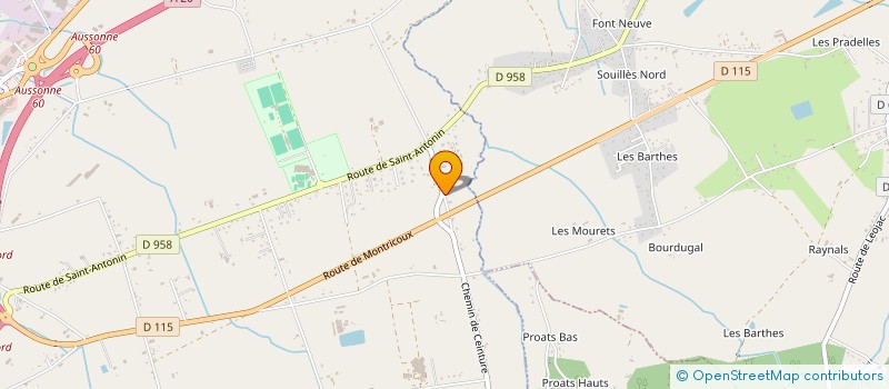 localisation de l'entreprise MONSIEUR ANGELO VENDRAME à MONTAUBAN