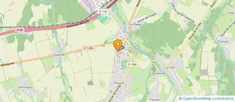 localisation de l'entreprise MONSIEUR ANGELO VIZZI  COLLONGES