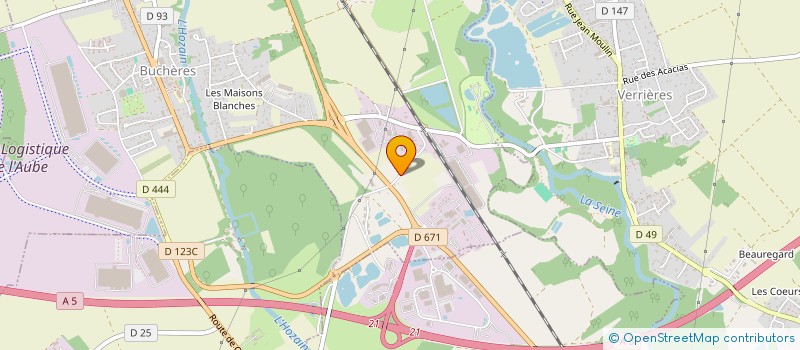 localisation de l'entreprise MONSIEUR ANGELO WEISS  BUCHERES