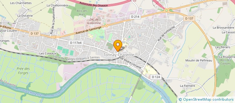 localisation de l'entreprise MONSIEUR ANGELO WINTERSTEIN  TONNAY-CHARENTE