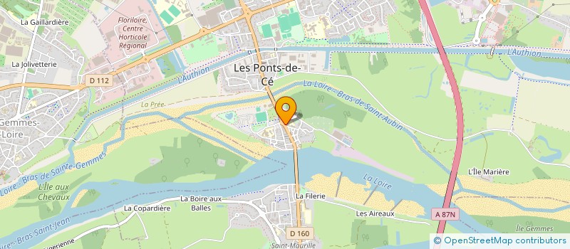 localisation de l'entreprise MONSIEUR ANGELO ZIMMER à LES PONTS-DE-CE