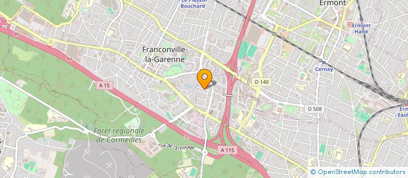 localisation de l'entreprise MONSIEUR ANGELO ZUCCHELLI  SANNOIS