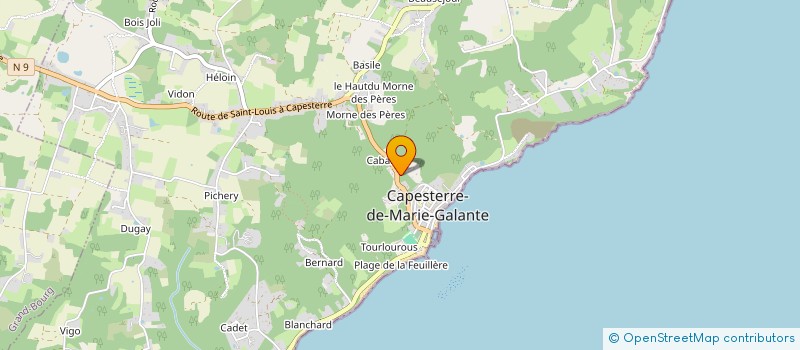 localisation de l'entreprise MONSIEUR ANGELY ROMAIN à CAPESTERRE-DE-MARIE-GALANTE