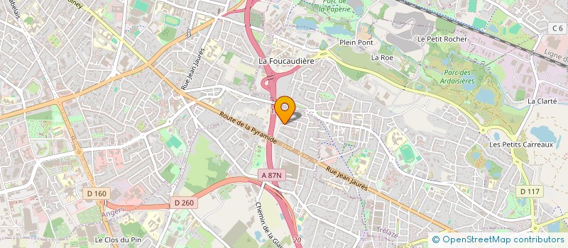 localisation de l'entreprise MONSIEUR ANGESOM KIBROM ABRAHA à ANGERS