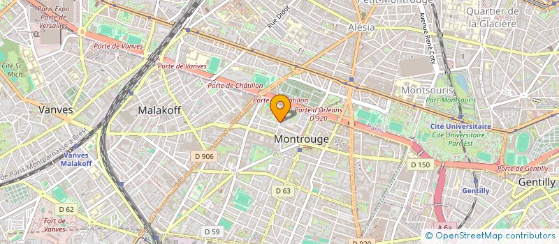 localisation de l'entreprise MONSIEUR ANGHEL TANASIE  MONTROUGE