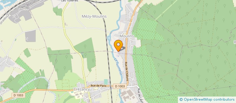 localisation de l'entreprise MONSIEUR ANGIE BEAUDIER  MEZY-MOULINS