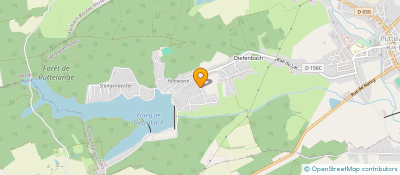 localisation de l'entreprise MONSIEUR ANGIE VALLON  PUTTELANGE-AUX-LACS