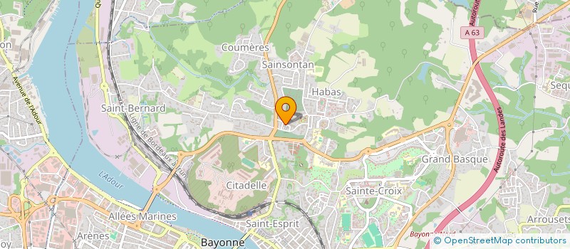 localisation de l'entreprise MONSIEUR ANGOSOM ASHEBR YEABYO  BAYONNE