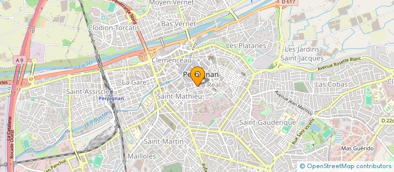 localisation de l'entreprise MONSIEUR ANGOSOM GONETSE  PERPIGNAN