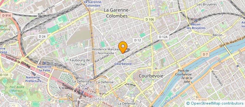 localisation de l'entreprise MONSIEUR ANGUERAN KOECHLER à COURBEVOIE