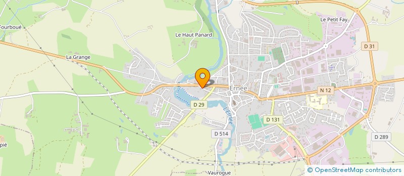 localisation de l'entreprise MONSIEUR ANGUS MCLELLAND  ERNEE