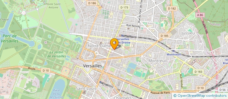 localisation de l'entreprise MONSIEUR ANGUS STEWART à VERSAILLES
