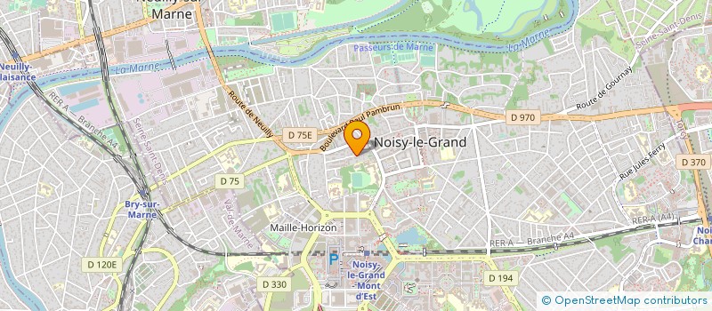 localisation de l'entreprise MONSIEUR ANH VU à NOISY-LE-GRAND