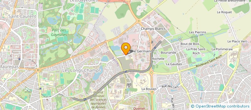 localisation de l'entreprise MONSIEUR ANHONY BEBIN  CESSON-SEVIGNE