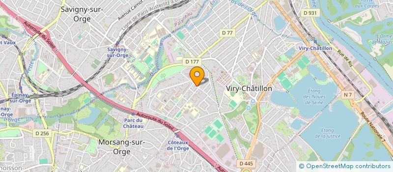 localisation de l'entreprise MONSIEUR ANI DJAGO à VIRY-CHATILLON