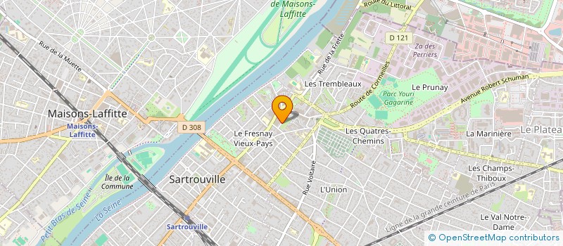 localisation de l'entreprise MONSIEUR ANIBAL COVELO RIBEIRO à SARTROUVILLE