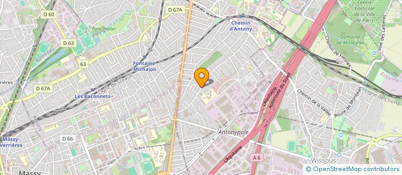 localisation de l'entreprise MONSIEUR ANIBAL DO NASCIMENTOBOUCHET à ANTONY