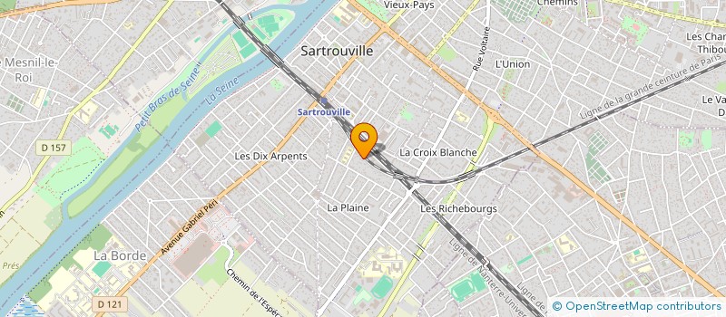 localisation de l'entreprise MONSIEUR ANIBAL MARTINS CURRALO à SARTROUVILLE