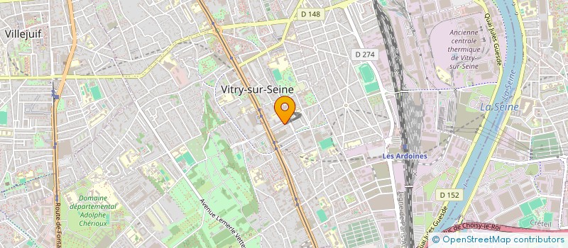 localisation de l'entreprise MONSIEUR ANIBAL NOR DA CRUZ NETO à VITRY-SUR-SEINE