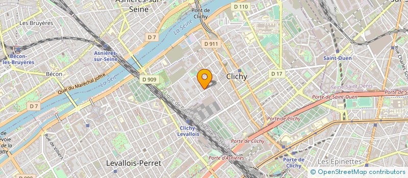 localisation de l'entreprise MONSIEUR ANICE FILALI-SADQI à CLICHY