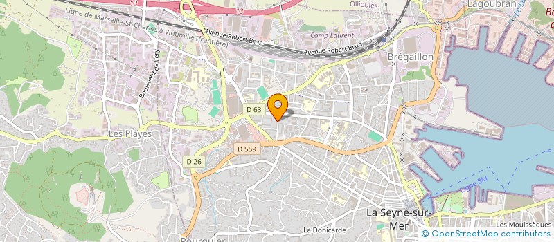 localisation de l'entreprise MONSIEUR ANICE GHERIBI  LA SEYNE-SUR-MER