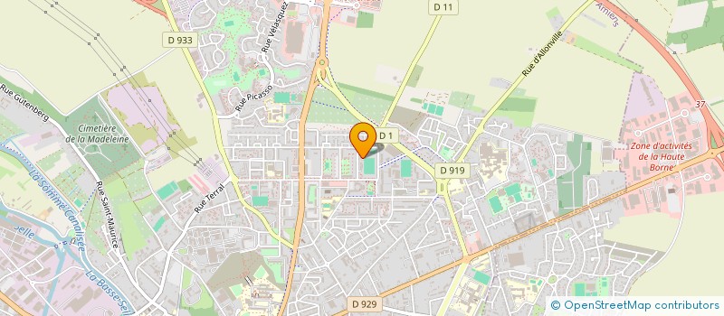 localisation de l'entreprise MONSIEUR ANICET BONDI  AMIENS