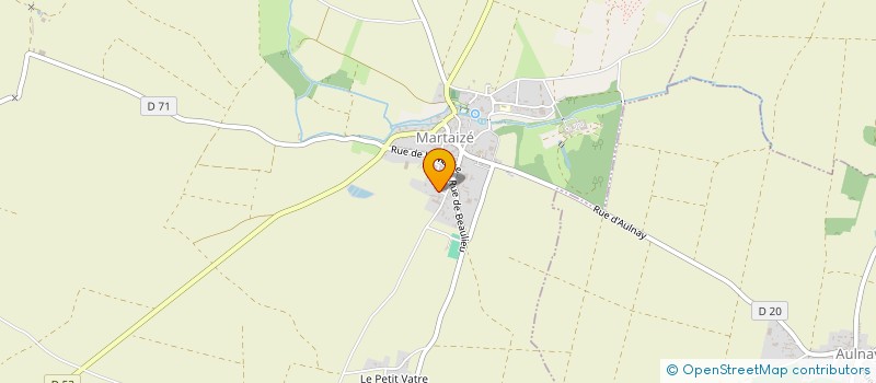 localisation de l'entreprise MONSIEUR ANICET COUDRIN à MARTAIZE