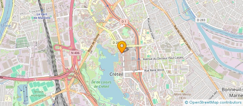 localisation de l'entreprise MONSIEUR ANICET MALONGA  CRETEIL