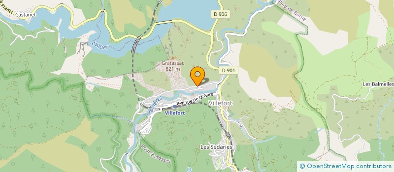 localisation de l'entreprise MONSIEUR ANICET PASTOR  VILLEFORT