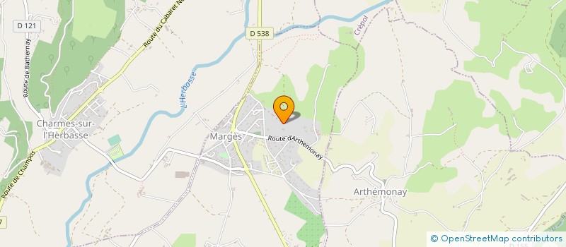 localisation de l'entreprise MONSIEUR ANICET ROSEAU  MARGES