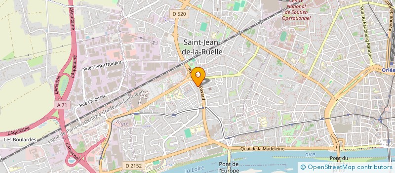 localisation de l'entreprise MONSIEUR ANICET SAMBA  SAINT-JEAN-DE-LA-RUELLE