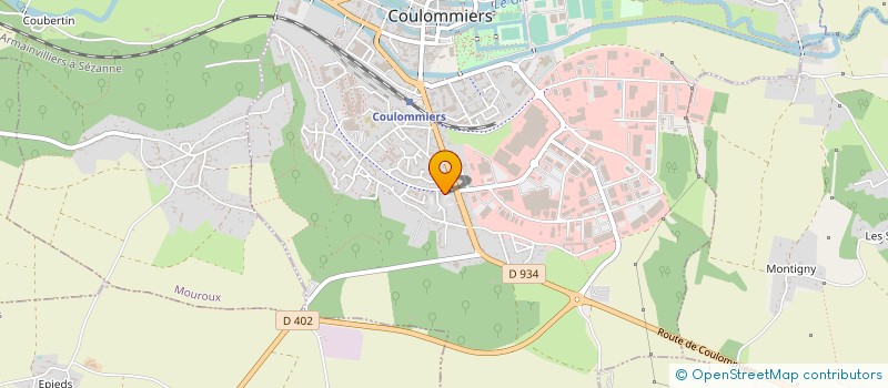 localisation de l'entreprise MONSIEUR ANICET SAULET à COULOMMIERS