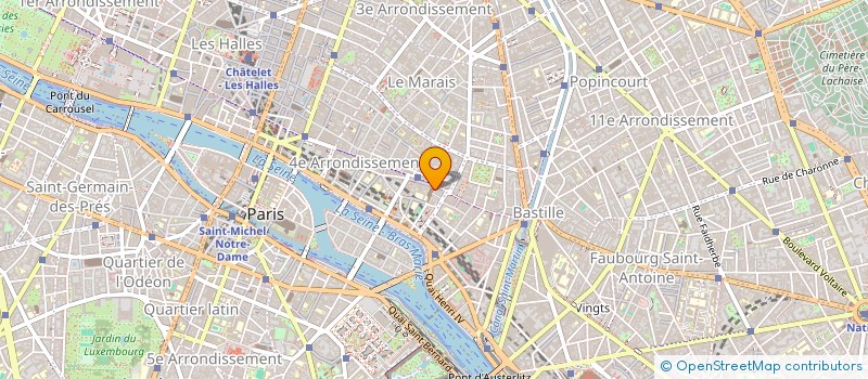 localisation de l'entreprise MONSIEUR ANICET THOMAS  PARIS