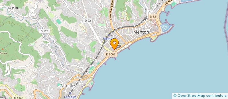 localisation de l'entreprise MONSIEUR ANICETO DEL PIZZO à MENTON