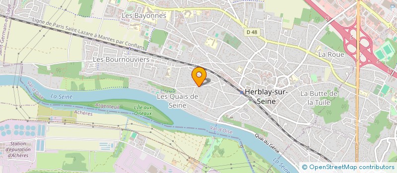 localisation de l'entreprise MONSIEUR ANIELLO DE LUCIA  HERBLAY-SUR-SEINE