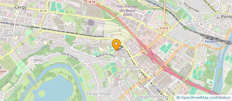 localisation de l'entreprise MONSIEUR ANIKET SHARMA  CERGY